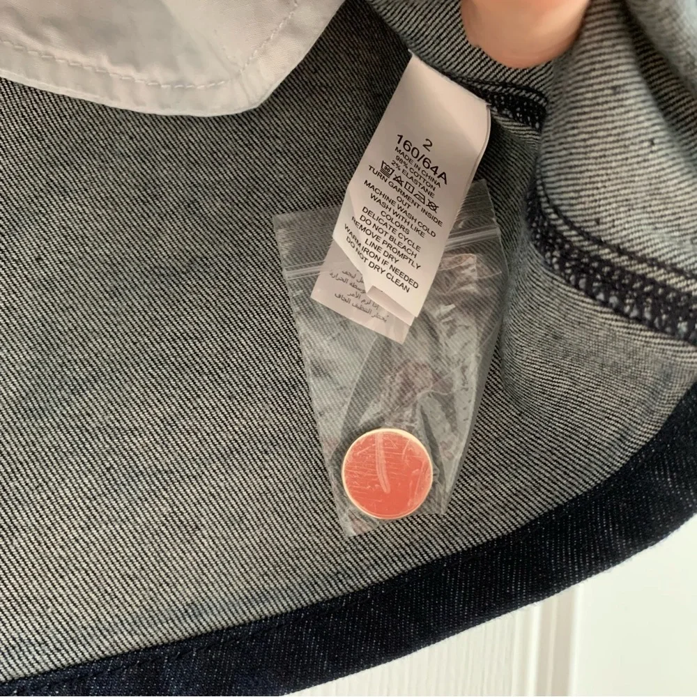 kate spade denim mini skirt size 2 - Picture 12 of 14